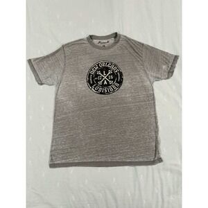 Premium 51 New Orleans Louisiana Graphic T Shirt Gray Men's Size Large